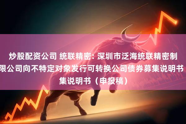 炒股配资公司 统联精密: 深圳市泛海统联精密制造股份有限公司向不特定对象发行可转换公司债券募集说明书（申报稿）